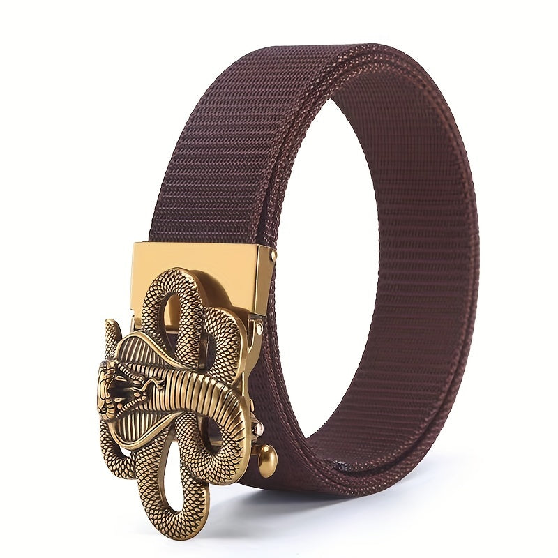 Tactical Nylon Men's Belt for Outdoor Sports Travel