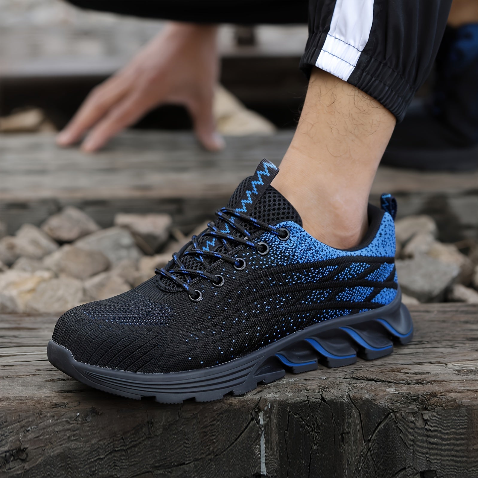 Men's Safety Work Sneaker Anti-skid Wear-resistant