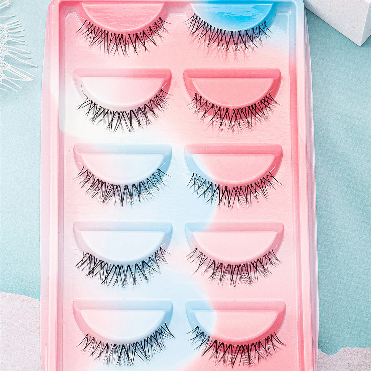 5 Pairs Natural False Eyelashes