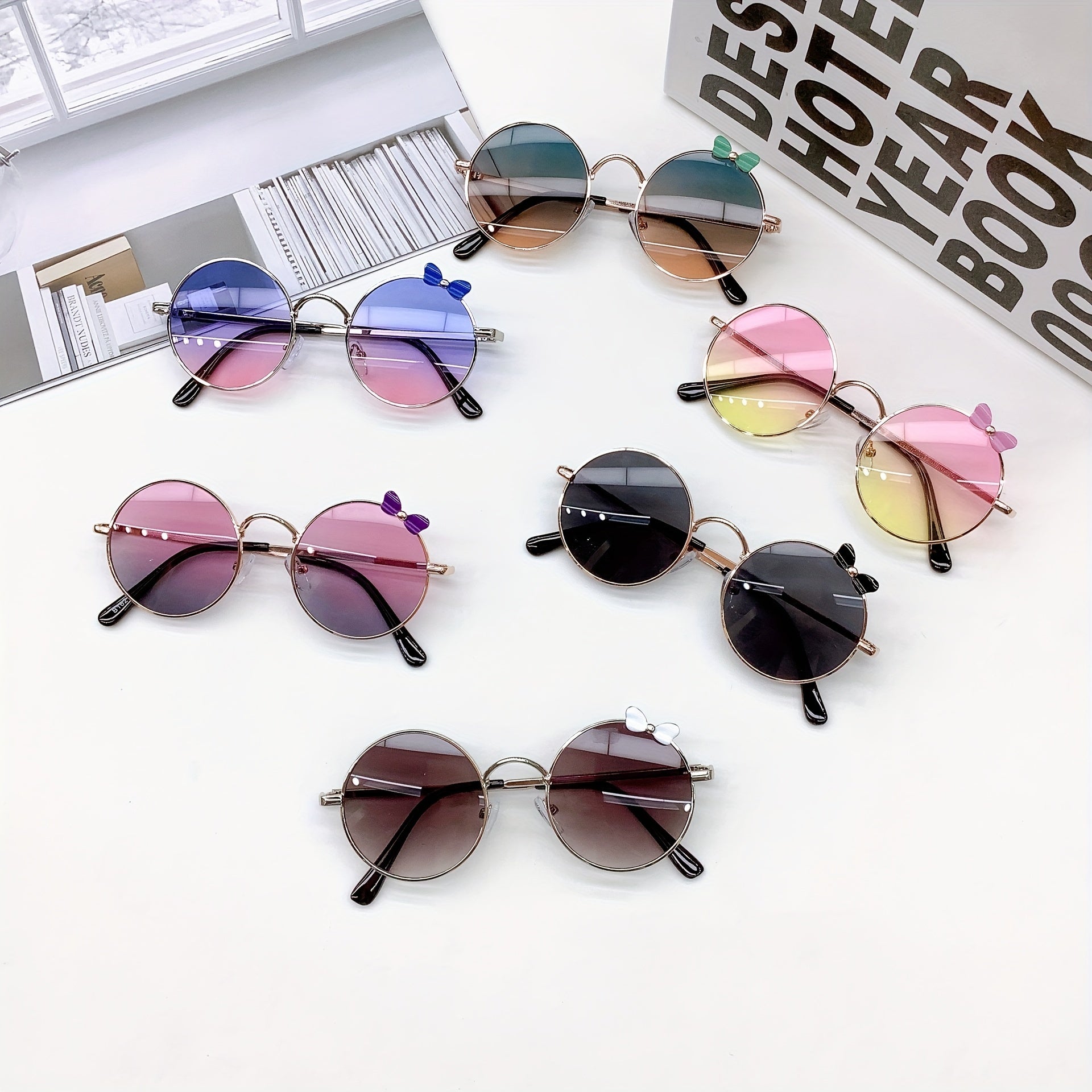 Girl's Bows Sunglasses for Kids Outdoor Decor