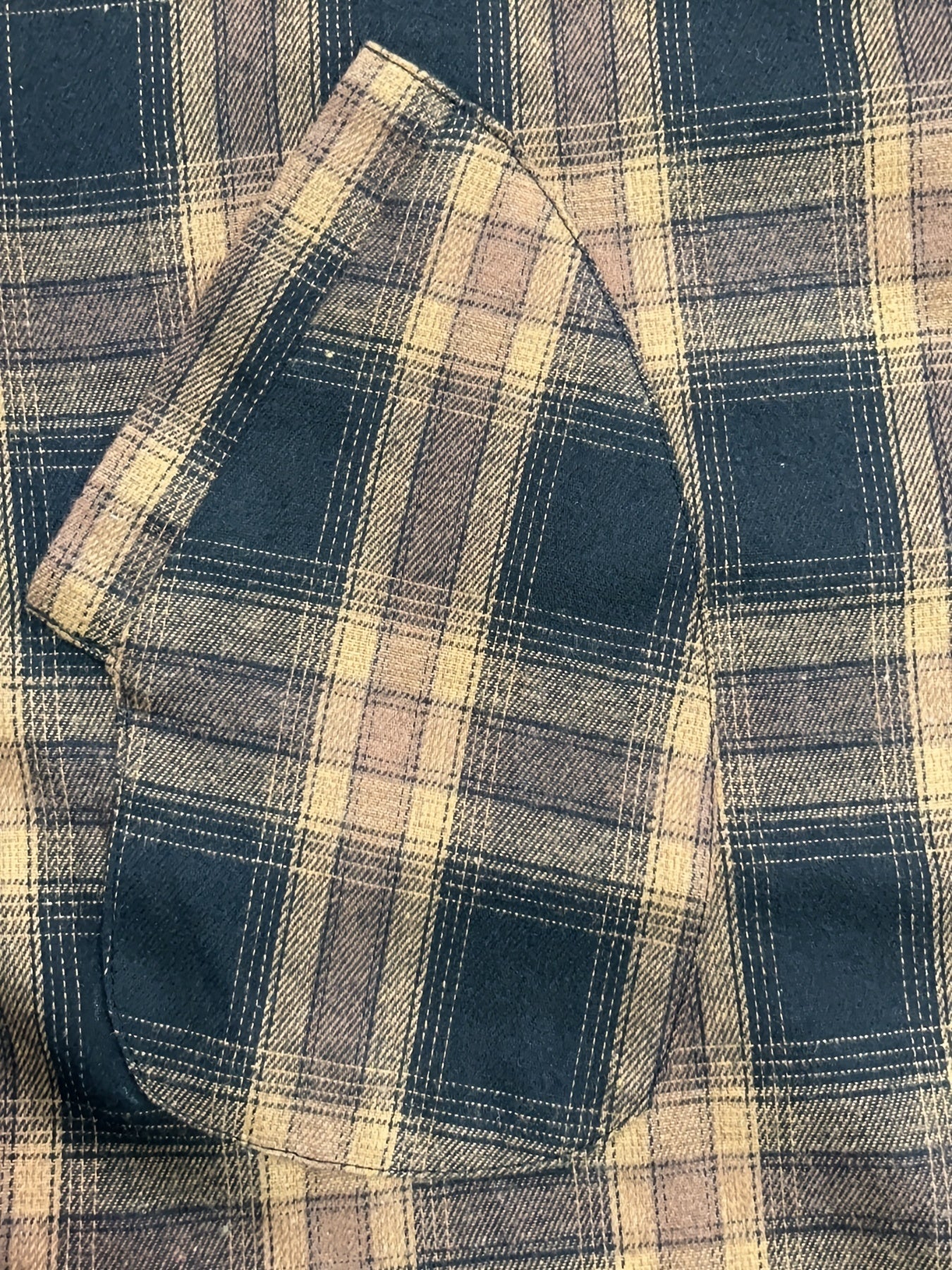  Plaid Print Button Up Long Sleeve Shacket