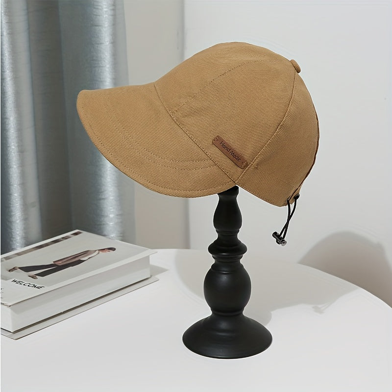Summer UV Protection Sun Hat Solid Cotton Beach Visors Lightweight Fisherman Hat