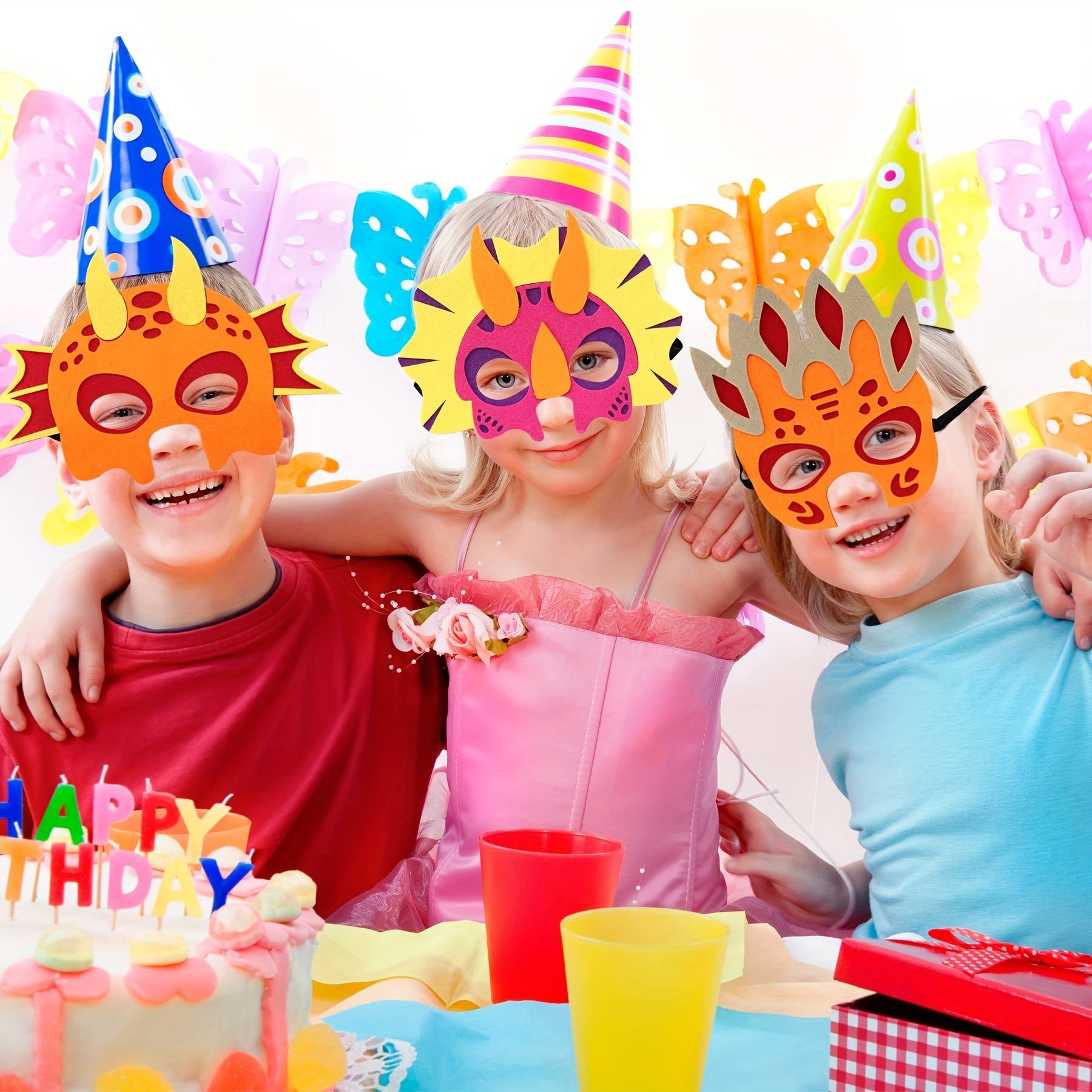 Dinosaur Masks Party Masquerade Supplies - Boys Halloween Masks