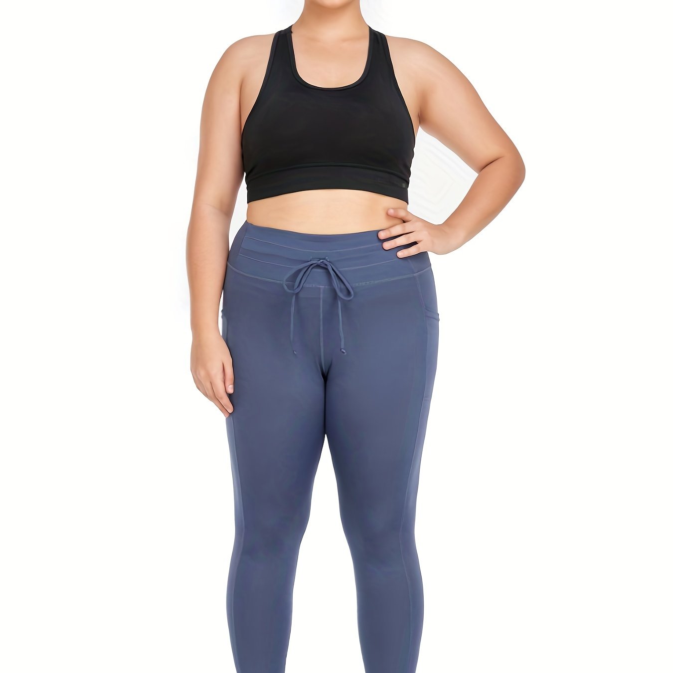  High Rise Yoga Leggings With Pockets