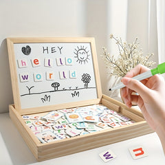 Educational Magnetic Drawing Board with Alphabet Numbers Shapes