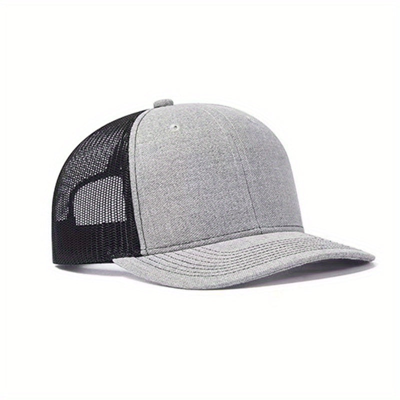 Unisex Adjustable Casual Baseball Cap with Letter Embroidery