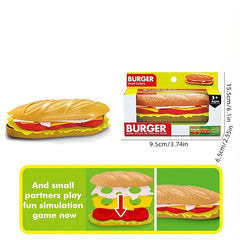 Kids Play House Toys Hamburger Fries Kitchen Set Food Toys