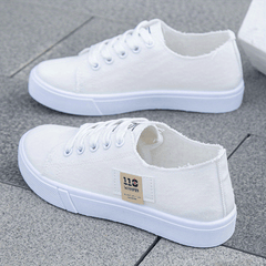Women Solid Breathable Skate Shoes Lightweight Platform Sneakers