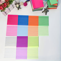 Lined Translucent Sticky Notes 7.62x7.62 cm - Clear Sticky Notes