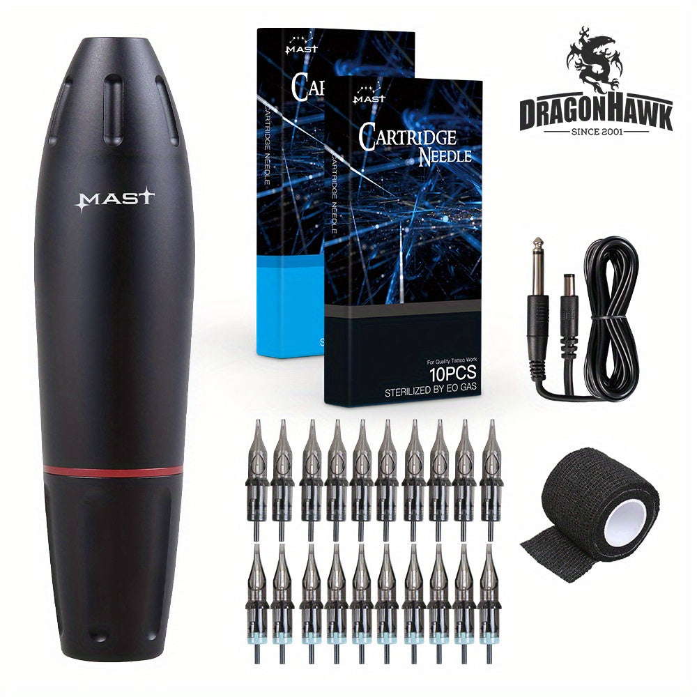10pcs Tattoo Kit with Cartridge Sticks and Needles