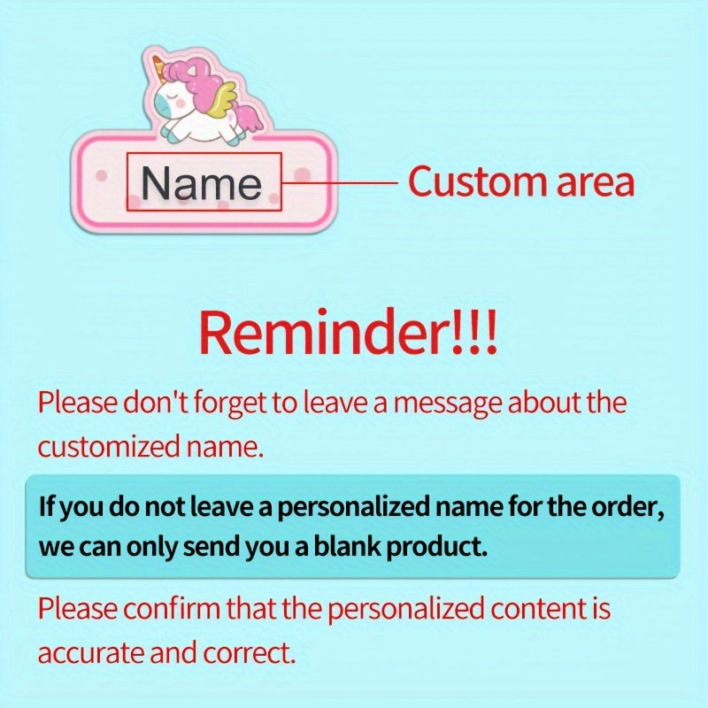 Custom Waterproof Iron-On Name Labels - Set of 48pcs