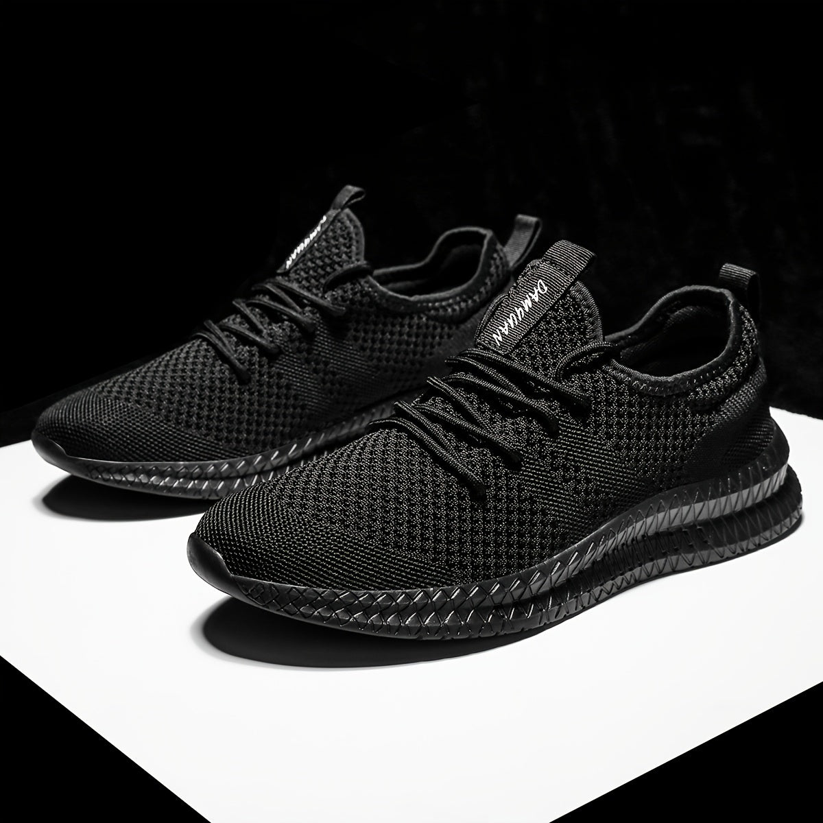 Men's Knit Running Shoes Lightweight Athletic Sneakers
