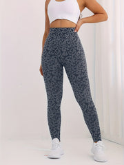 Leopard Print Seamless Hip Lifting Yoga Pants High Stretch
