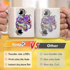 Koala Sublimation Paper A4 for T shirts Mugs Inkjet Printer 50 Sheets