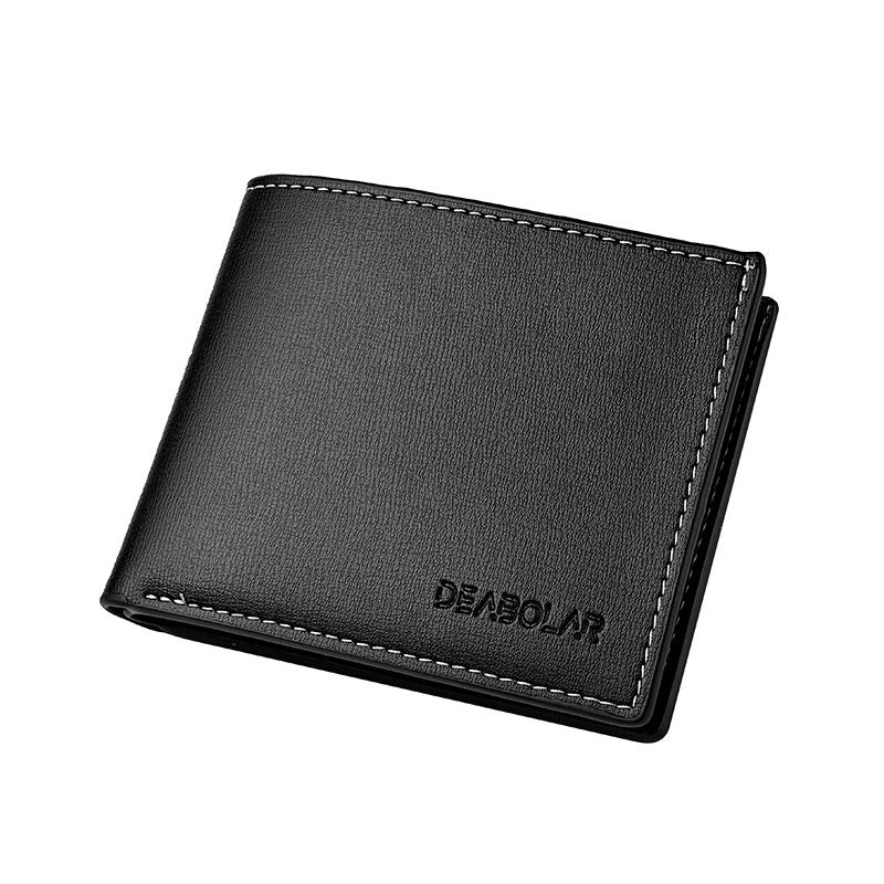 Men's PU Leather Wallet with Card Holder and Slots