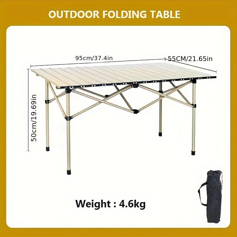 Outdoor Portable Folding Table for Camping Picnic BBQ