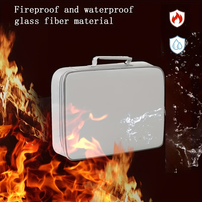 Fireproof Storage Bag Waterproof Travel Document Organizer