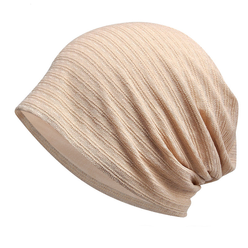 Velvet Brimless Beanie Hat Sleep Cap Chemo Skull Cap Winter Headwear