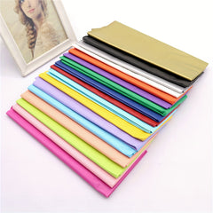 10sheets Colorful Pear Paper Solid Thin Page Paper