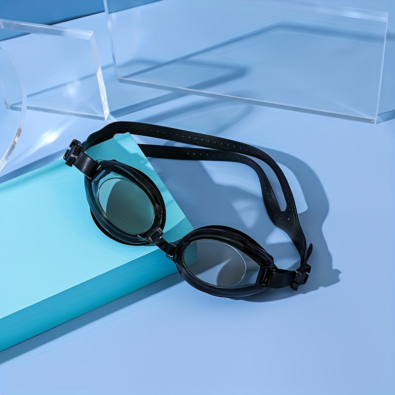 Adjustable Swim Diving Glasses Nose Clip Ear Plugs Waterproof Anti Fog
