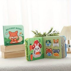 3D Animal Recognition Quiet Book with Fox Illustration