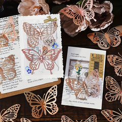 10pcs Traces of the Past Series Material Pack Retro Hollow Lace Journal Decor