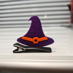 Halloween Pumpkin Skull Hair Clips Set