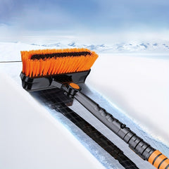Car Snow Shovel 3-in-1 Window De-Icing Scraper Brush Defrost Winter Tool