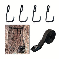 Outdoor Tree Rack with Durable Hooks for Archery Camping
