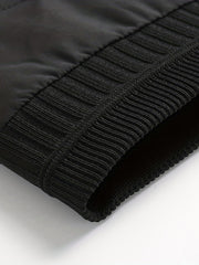 Men's Stand Collar Zip Up Jacket for Spring Fall