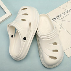 Men's Breathable Slip On Clog Sandals Casual Outdoor Walking Shoes