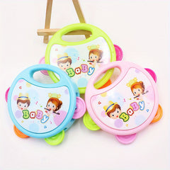 Children's Tambourine Cartoon Baby Musical Instrument Rattle