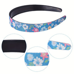 Female Polka Dot Headband Gradient Leopard Print Hair Band