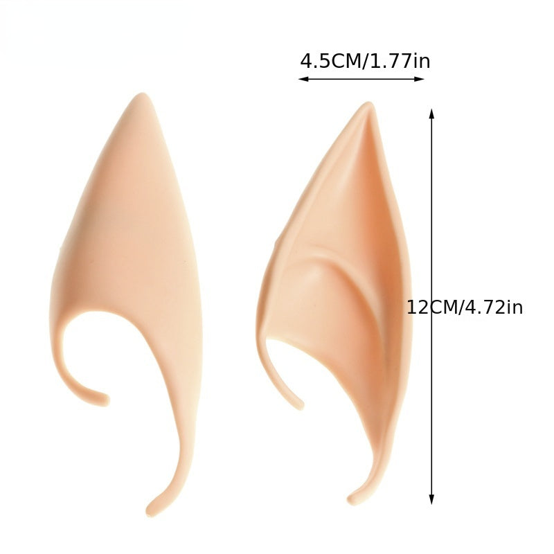 Latex Fairy Pixie Elf Ears Cosplay Halloween Party Prosthetic Tips