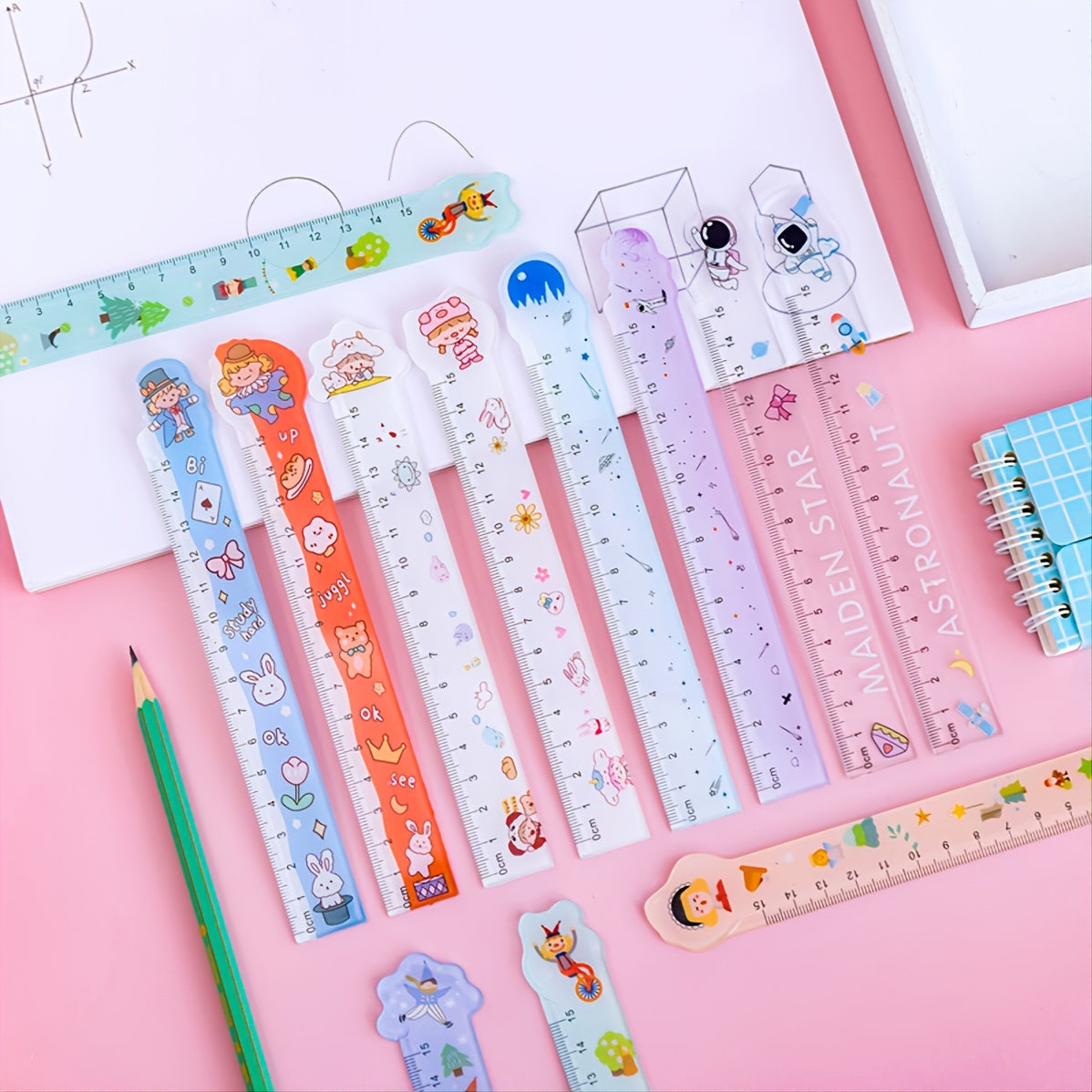 Cute Cartoon Drawing Ruler for Crafts and Art