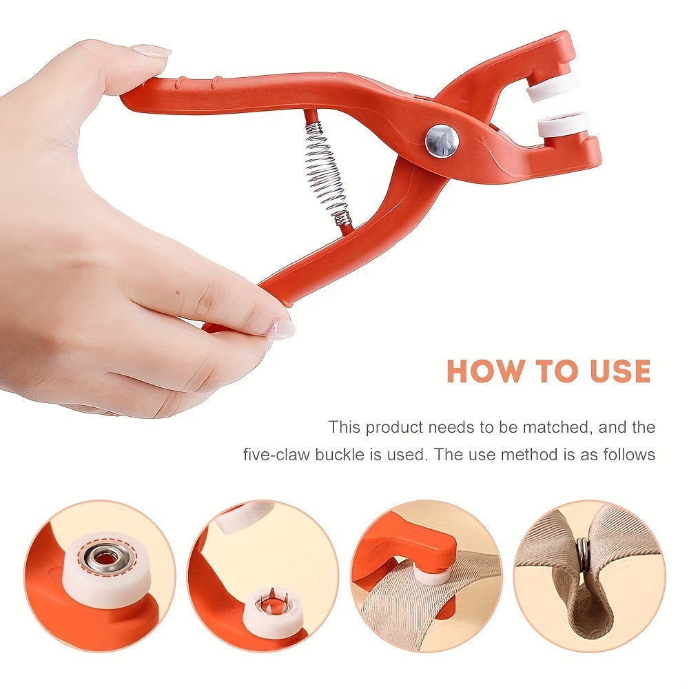 Button Set Rivet Button Installation Tool Five claw Buckle Pliers