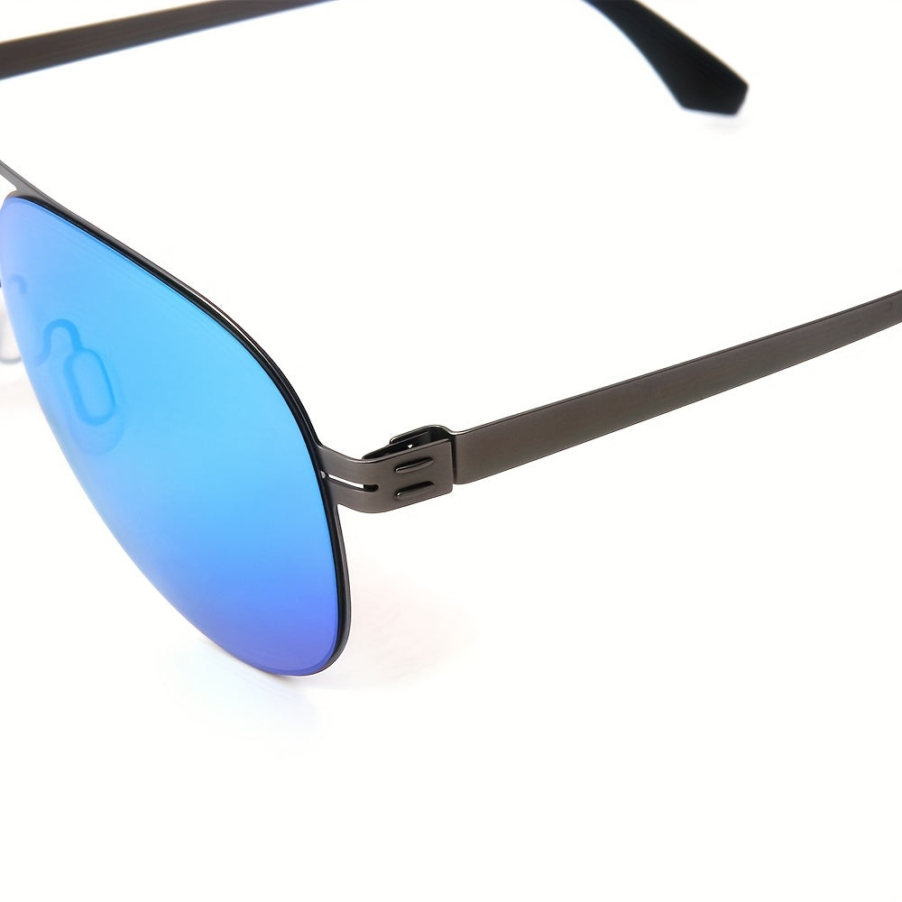 High Stainless Steel Polarized Sunglasses For Men 3 Colors Ultralight