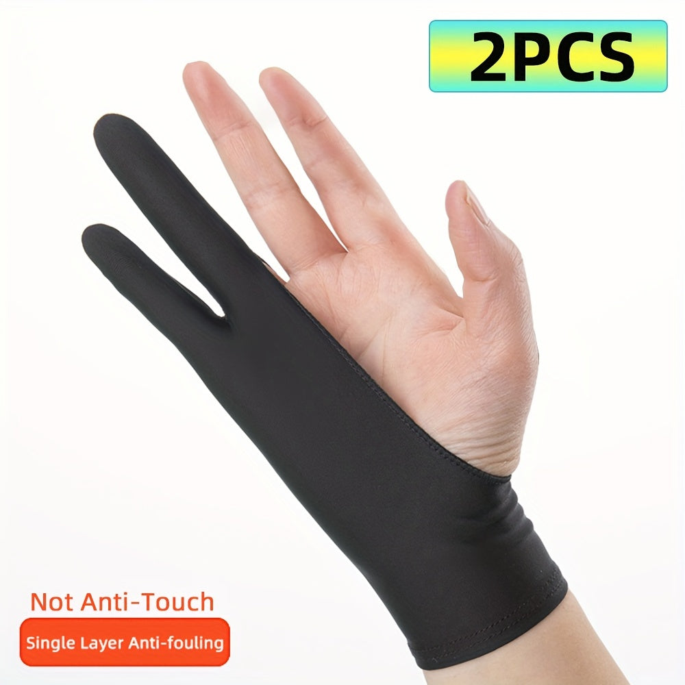 2 Touch Screen Finger Painting Gloves for Ipads Anti Fouling