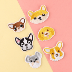 6pcs Animal Embroidery Patches DIY Clothes Accessories