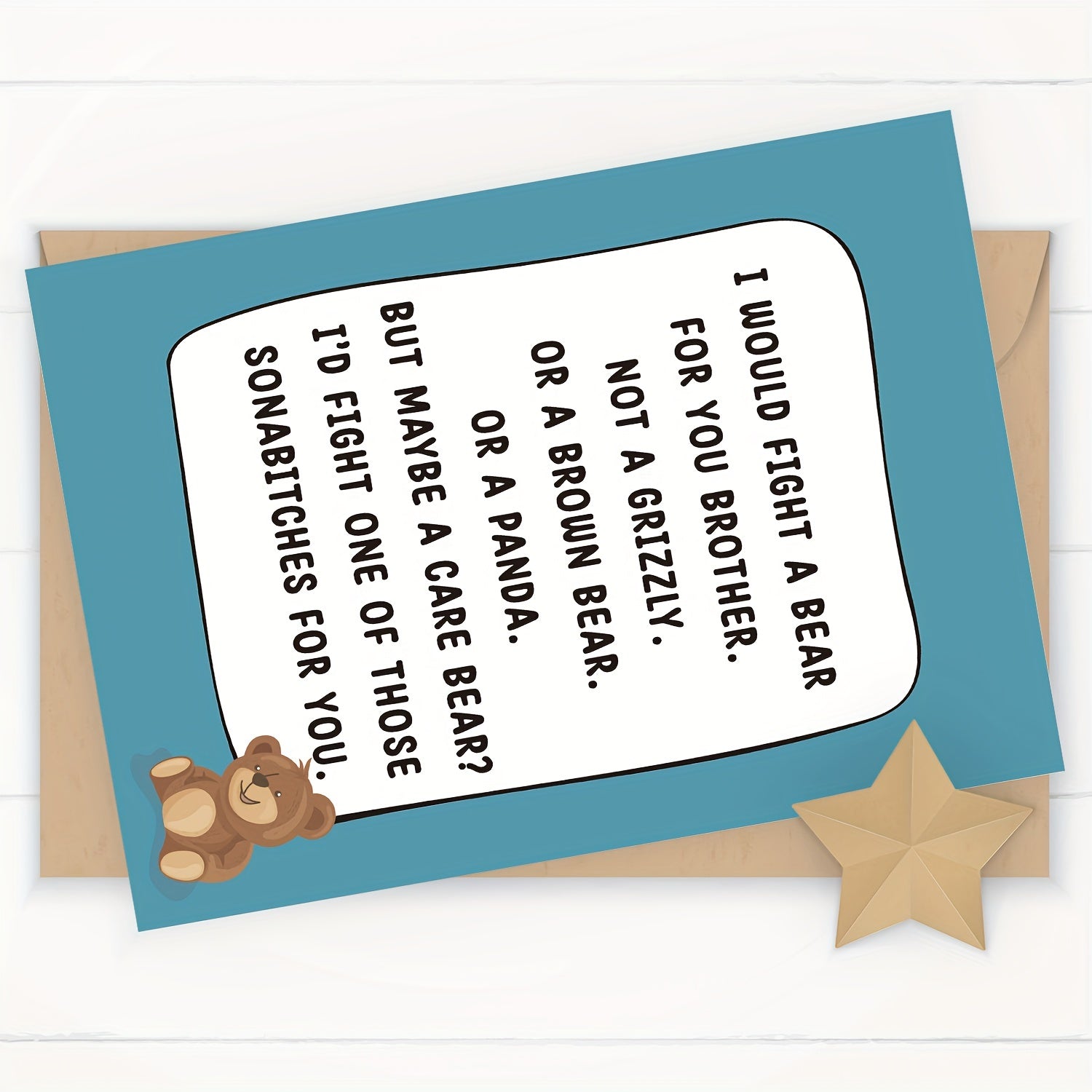 Funny Brother Birthday Card - Birthday Card For Brother