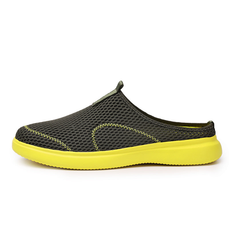 Men's Lightweight Mesh Slip-On Sandals Green