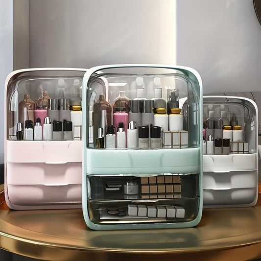 Large Capacity Cosmetic Storage Box with Lid