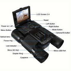 HD Binoculars Telescope with LCD Screen for Bird Watching