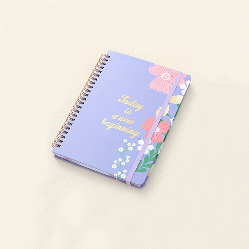 Weekly Plan Book A5 Spiral Notebook Loose leaf English Planner Schedule Diary
