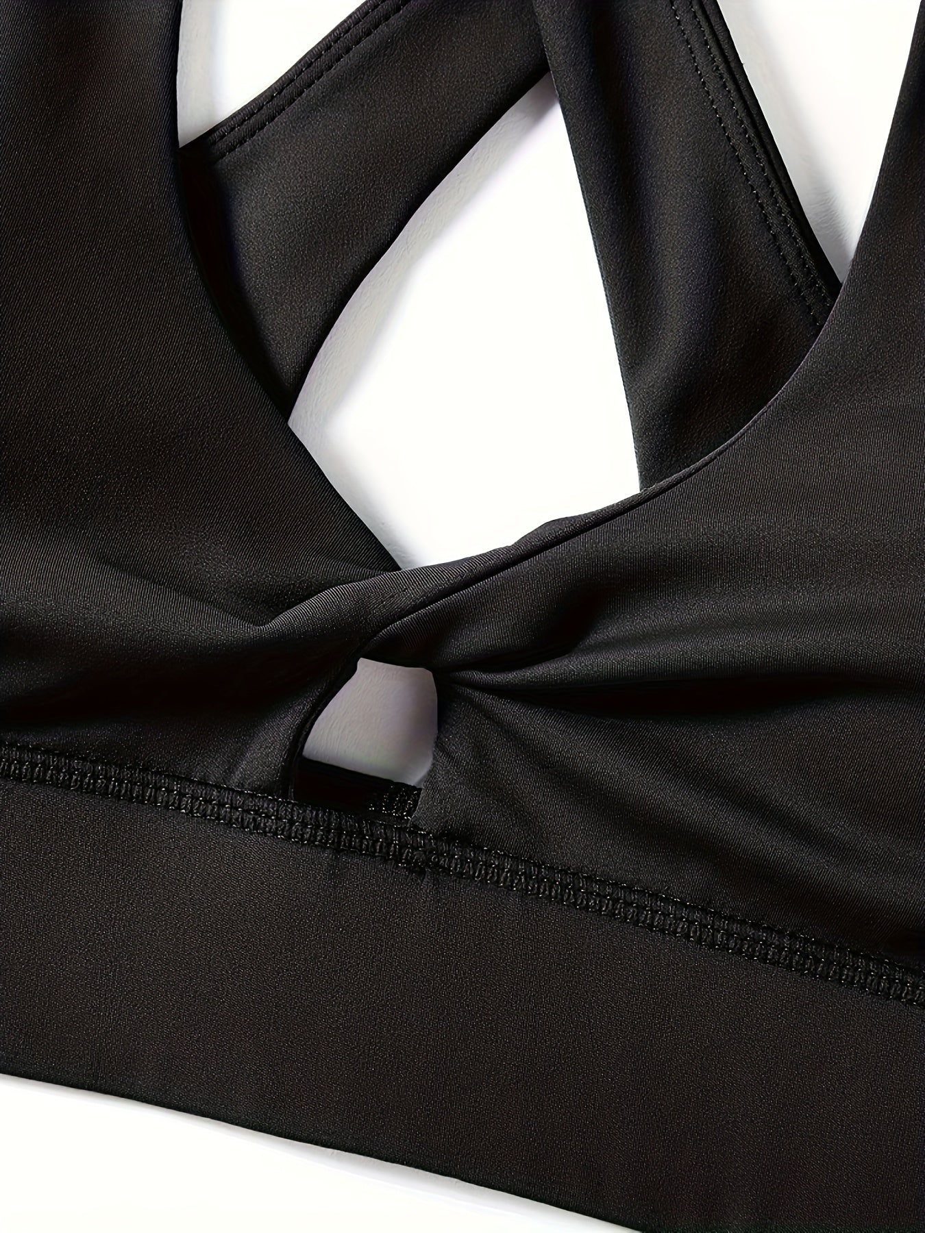 Women's Crisscross Back Sports Bra Medium Support Padded Tank Top