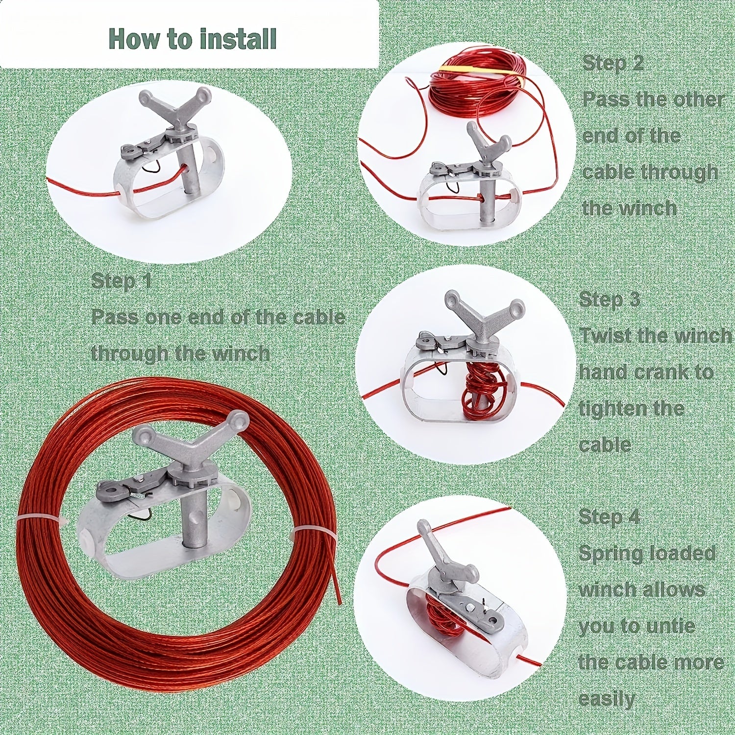 Pool Cover Cable And Winch - Above Ground Swimming Pool Cover Replacement