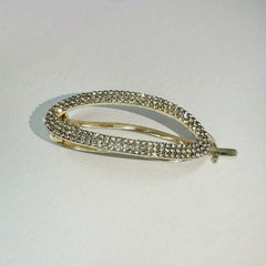 Brinie French Twist Hair Barrettes Glitter Banana Clip Bun Fixin