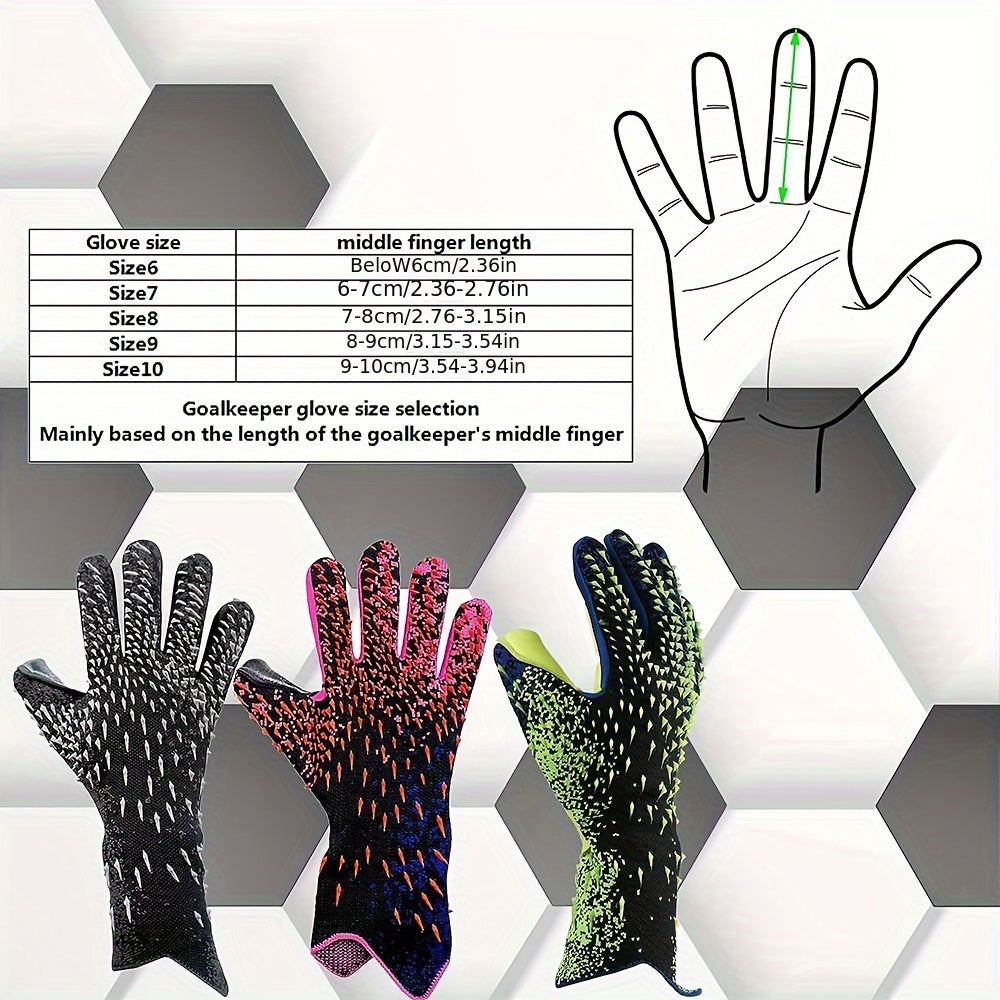 Soccer Goalkeeper Gloves with Strong Grip for Training and Game