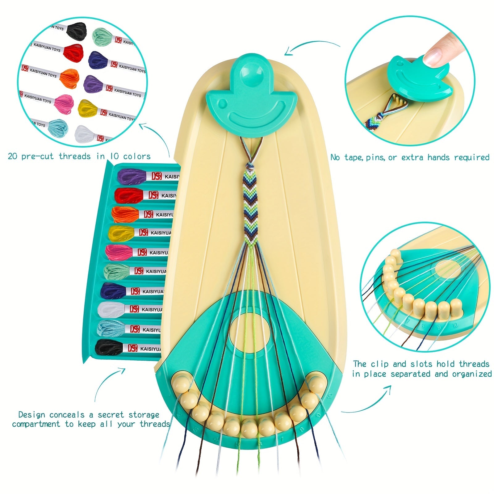 Girls Jewelry Making Kit - Friendship Bracelets Set
