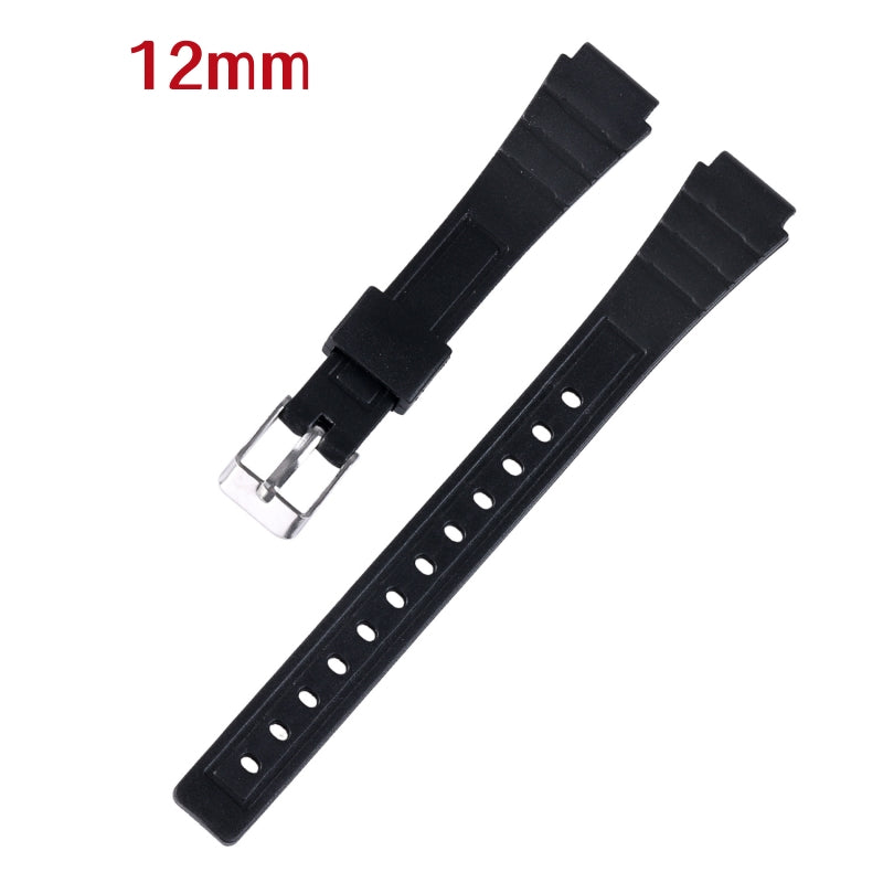 Silicone Watch Strap 12mm-22mm For Men & Women Electronic Watch Sports
